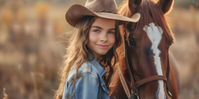 junges-cowgirl-mit-ihrem-pferd-konzept-cowgirl-outfit-pferde-western-themen-photoshoot-country-asthetische-jugendliche-posen