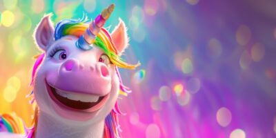 lebendiges-lachelndes-regenbogen-einhorn-gegen-bokeh-hintergrund