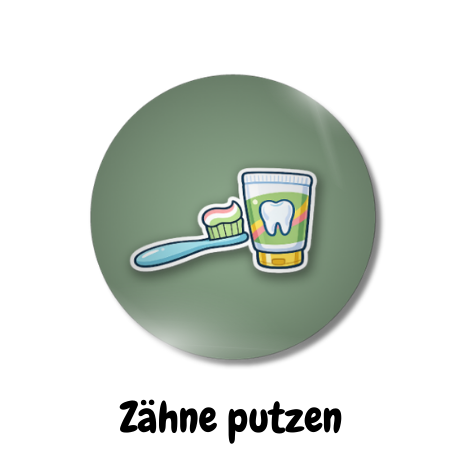Button_Zähne putzen Button_Zähne putzen
