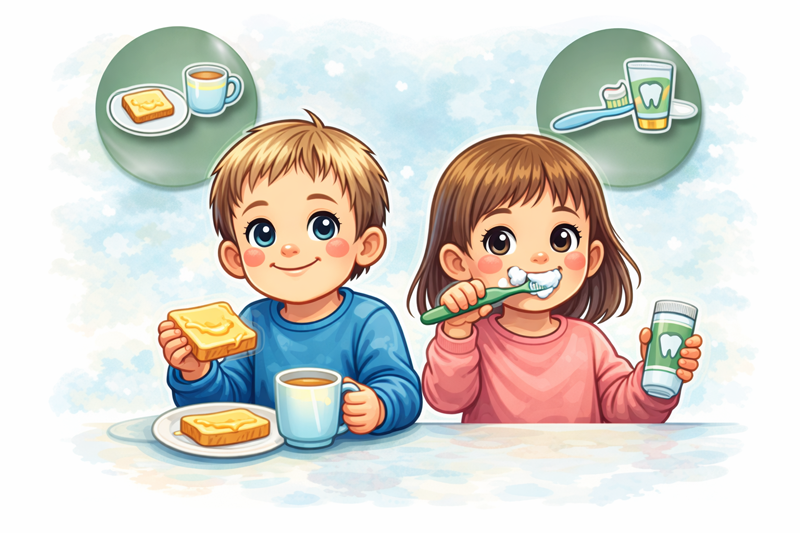 Fruehstueck-und-Zaehne