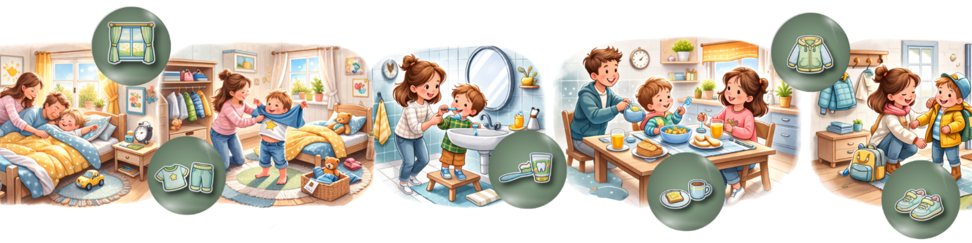 entspannte Kita-Morgen