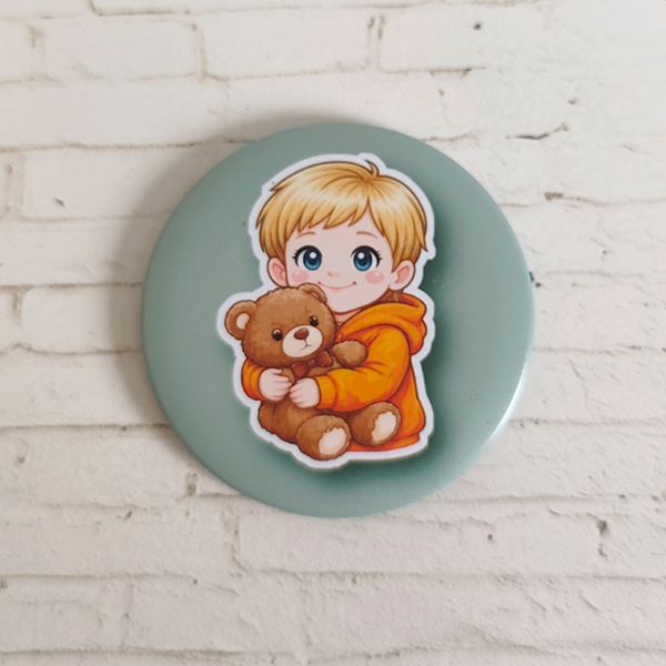 Individualisierter Comic-Ritual-Button – Bild 8