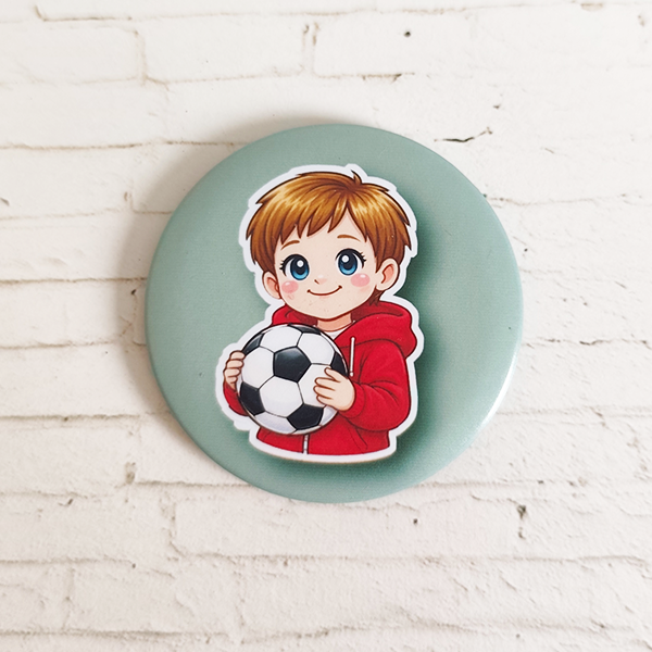 Individualisierter Comic-Ritual-Button – Bild 9