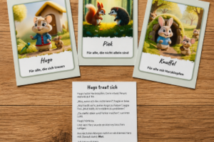 Was steckt im MutPaket? Mutkarten und kleine Überraschungen aus einem MutPaket für Kinder