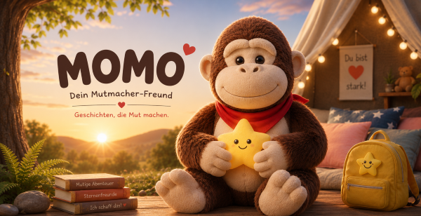 Momo mit Mutstern – liebevolle Mutmachgeschichte für Kinder zur Einschulung